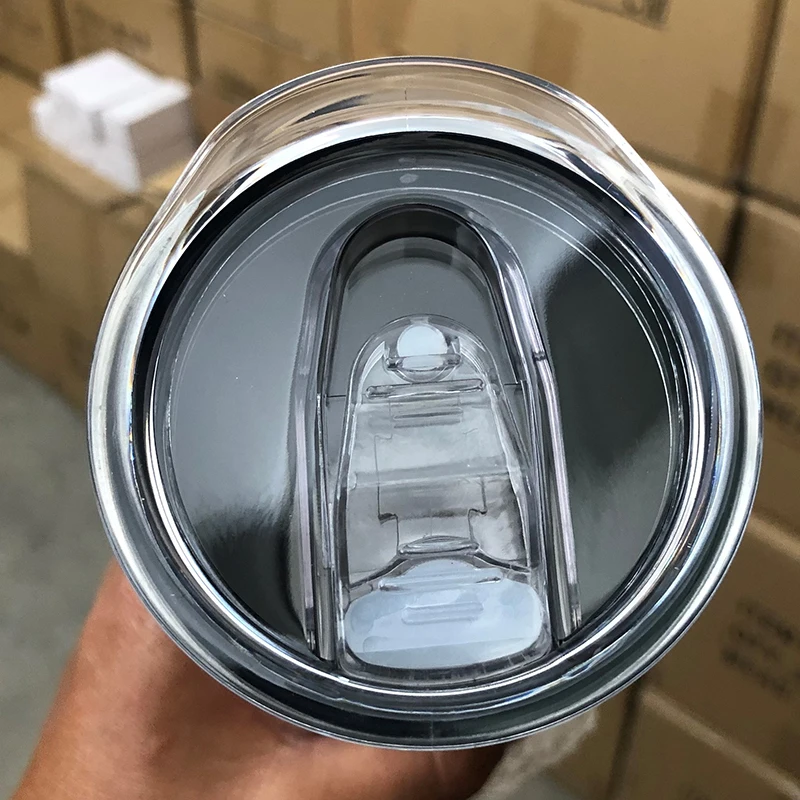 12 унций яйцевидной формы Нержавеющая сталь винный стакан с крышкой двойными