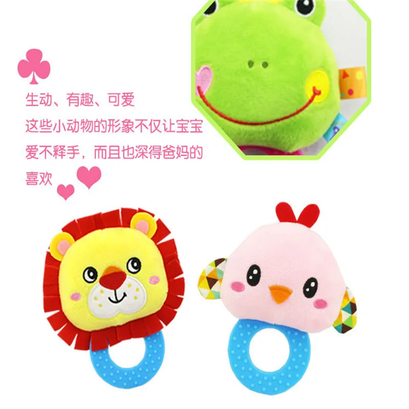 Игрушки для новорожденных 0 12 месяцев Мультяшные животные Сова/слон погремушки