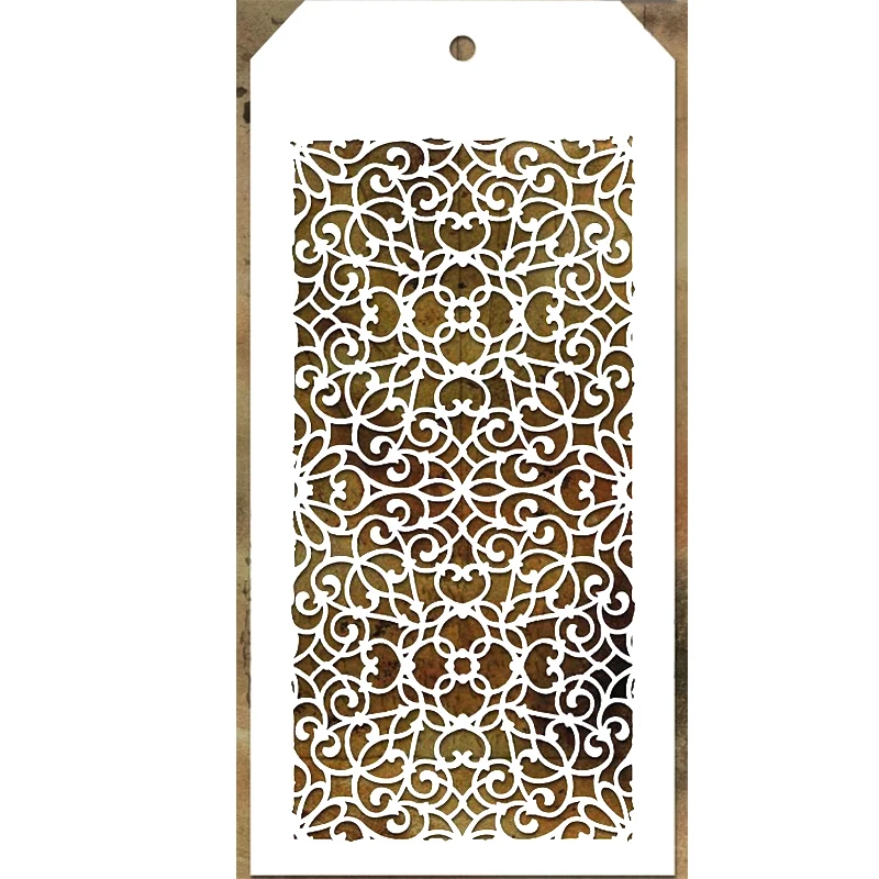 Новинка 2021 бирка с этикеткой пластиковый трафарет для рукоделия изготовление