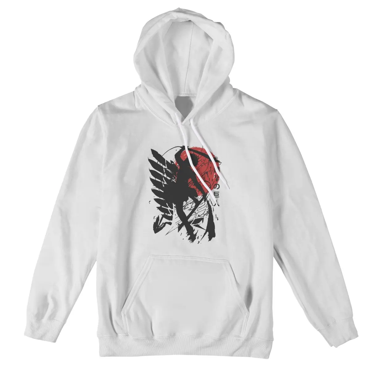 

Толстовка мужская унисекс из натурального хлопка, с надписью «атака на Титанов»