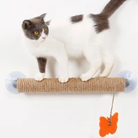 wall hanging cat scratching post cat tree sisal solid wood cats climbing frame post kitten toy tower scratcher pet furniture