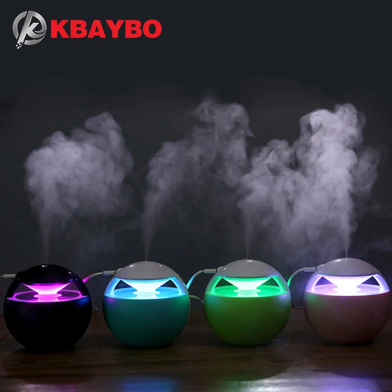 

KBAYBO 450ML Aroma usb air humidifier Essential Oil Diffuser Car Portable Mini Ultrasonic Cool Mist For Home office