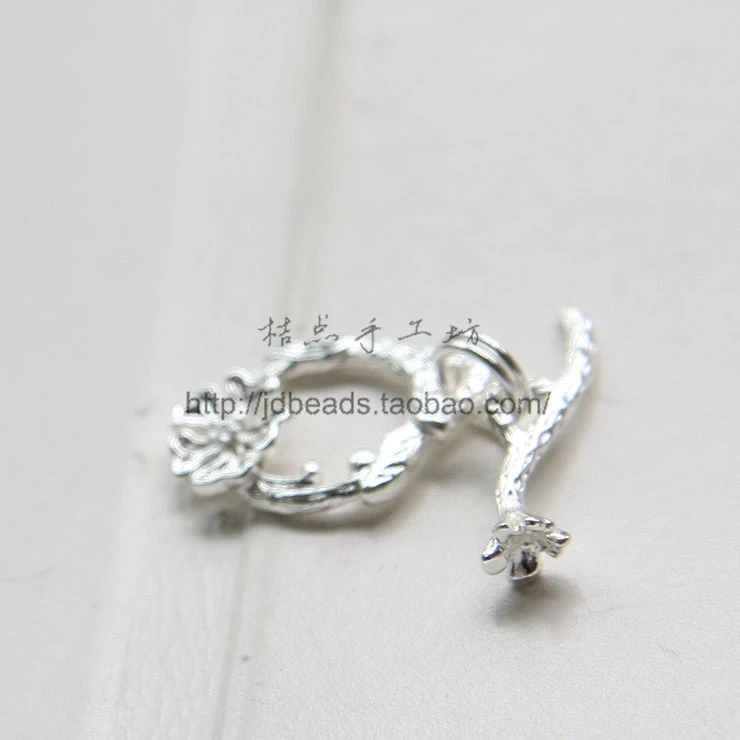 

One Set Premium Plated Brass Base Flower Toggle - 22x14mm (7262Z)