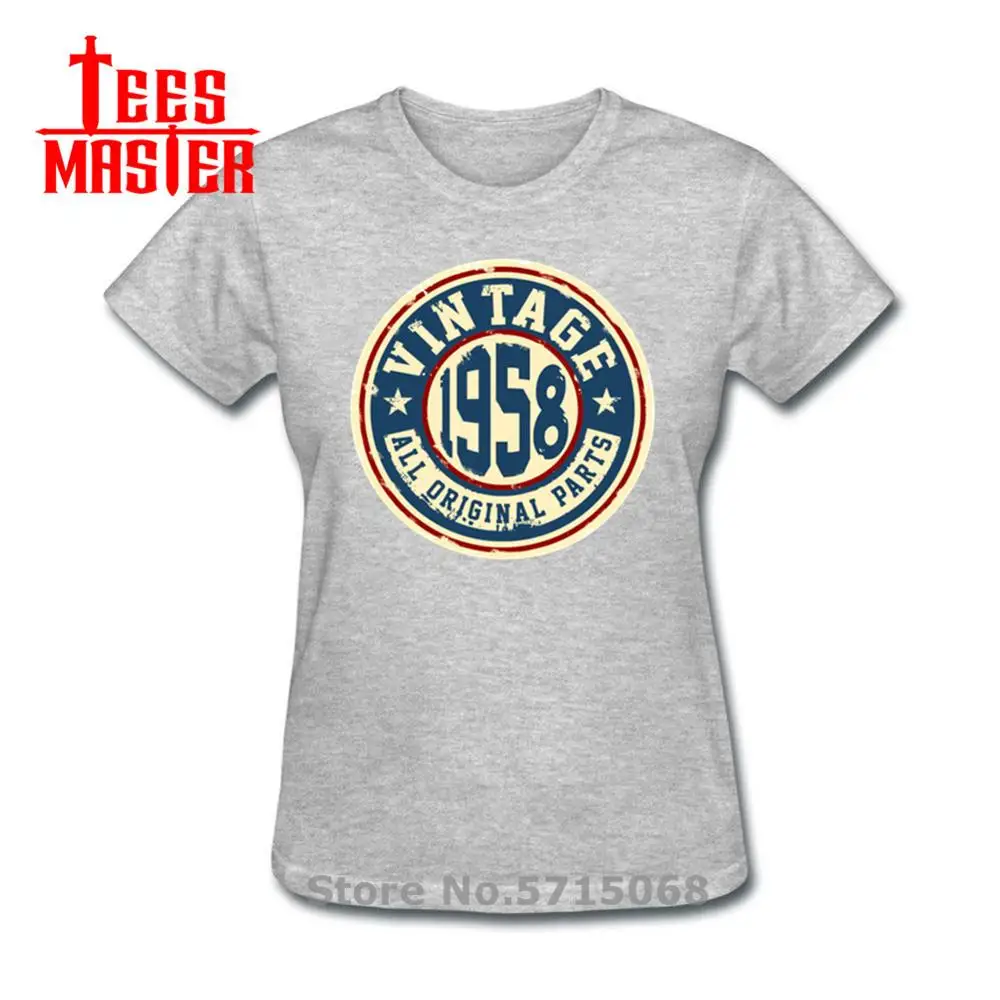 Классические ретро футболки на 61 й день рождения в винтажном стиле 1958 с