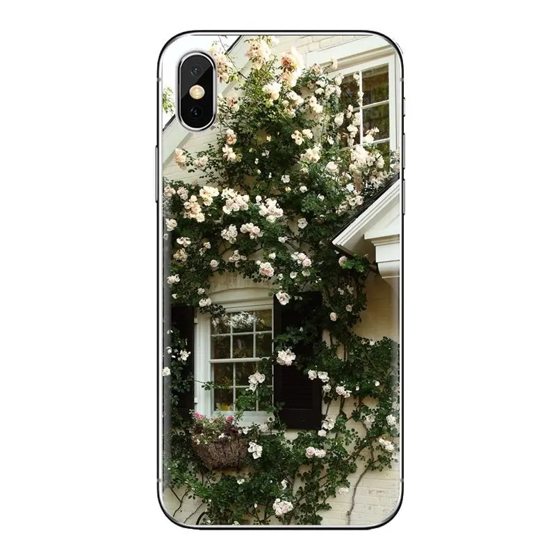 Houses Rose Door Flowers Attractio Soft Transparent Skin Case For Huawei Mate Honor 4C 5C 5X 6X 7 7A 7C 8 9 10 8C 8X 20 Lite Pro |