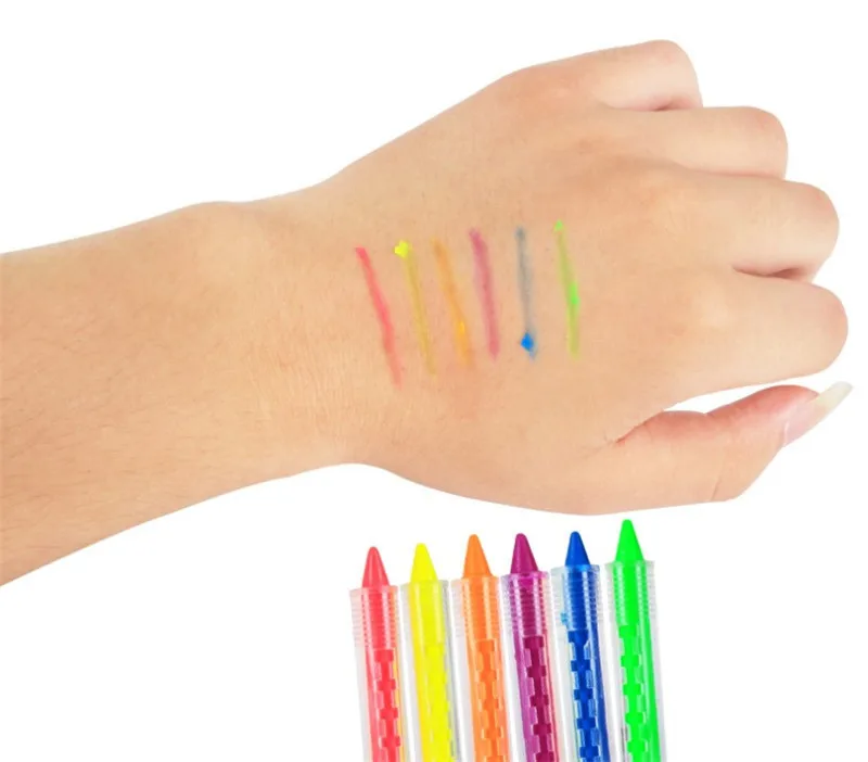 Детские карандаши для ванной 6 шт./компл. цветные Мытые креативные ed граффити