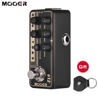 mooer m012 us gold 100 electric guitar effects pedal stompbox high gain tap tempo bass accessories speaker cabinet simulation