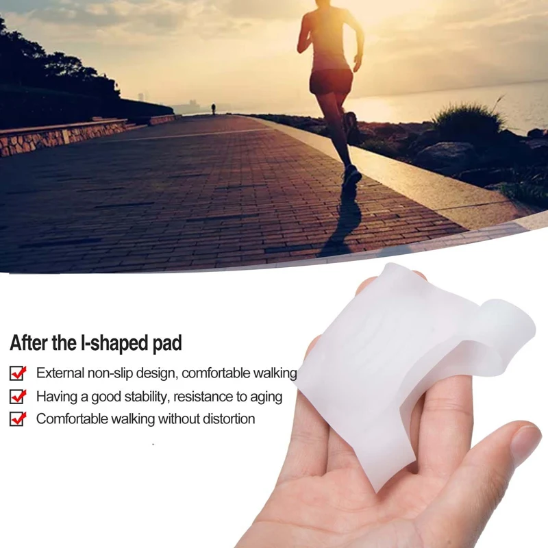 Вставки для обуви из мягкого геля 1 пара подошвенного фасциита и плоскостопия