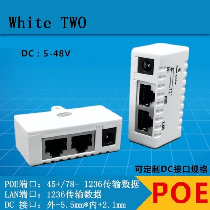 10/100 Mbp Passive POE DC Power Over Ethernet RJ-45 Injector Splitter Wall Hanging Adapter For IP Camera LAN Network 1PC | Безопасность