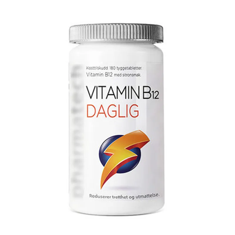 Vitamin B family B12, resist fatigue, prevent anemia, promote folic acid absorption 180 pcs / bottle