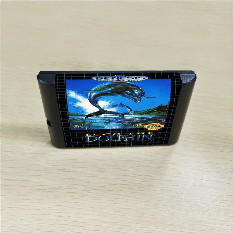Игровой картридж Ecco Dolphin - 16 бит MD для консоли MegaDrive Genesis | Электроника