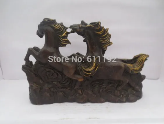YM 311 украшение для дома фэншуй скульптура лошади медный блеск статуя животного