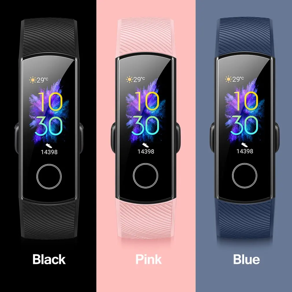 Huawei Honor Band 5 Smartband AMOLED huawei Smartwatch кровяное кислородное сердце яростный смарт-браслет для фитнеса Swiming Sport Trakcer gps