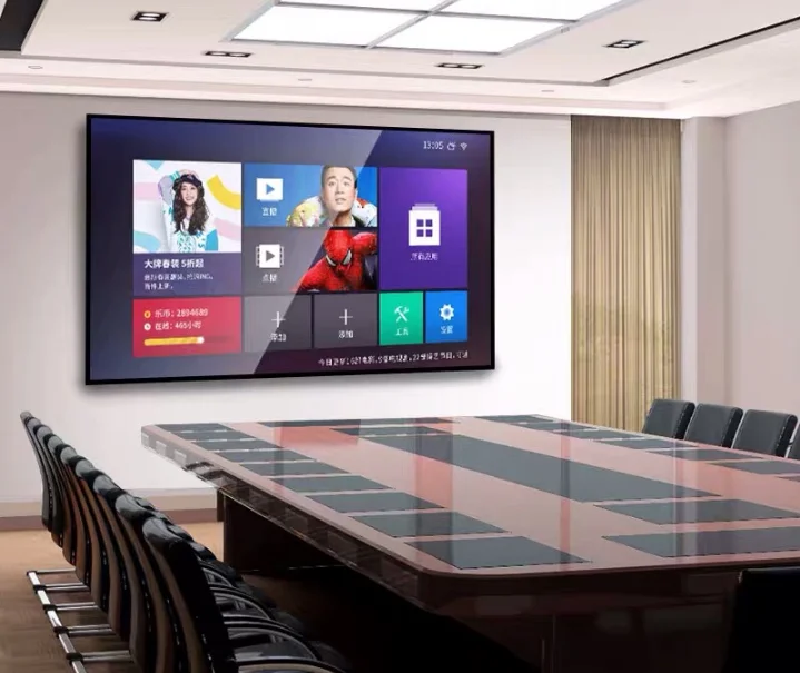 95 100 дюймовый телевизор wifi K TV Android 7 1 RAM 5G ROM 8G t2 led TV|Телевизоры| |