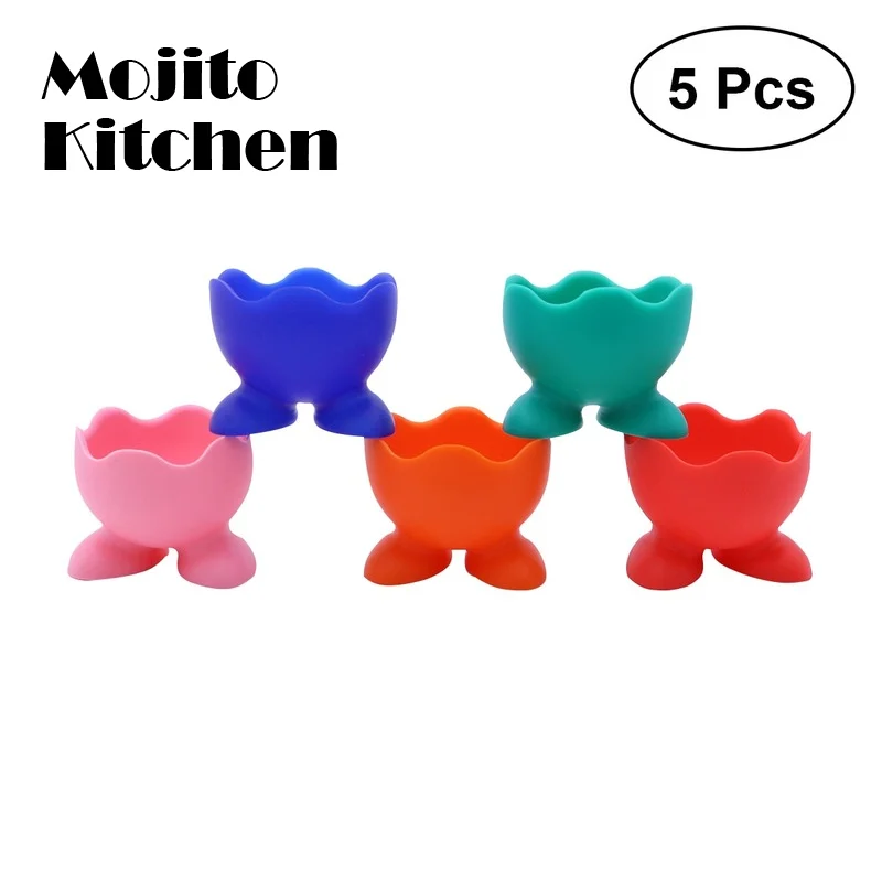 5 шт. силиконовые подстаканники для яиц |