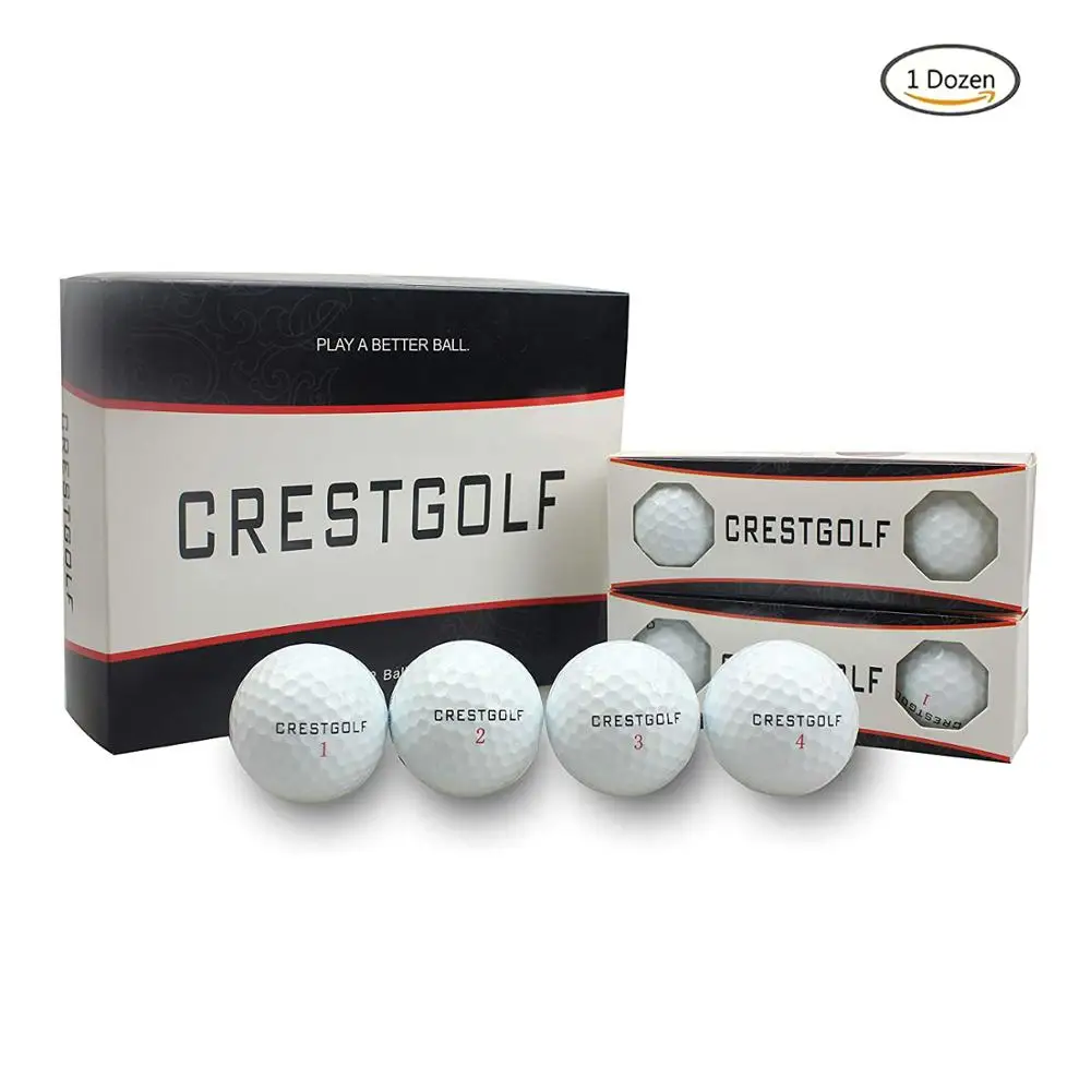 S Maximum Distance 3-piece Golf Ball For Professional Competition White Color