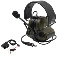 tactical comtac ii airsoft military headset noise cancelling headphones shooting hunting hearing protection airsoft headset