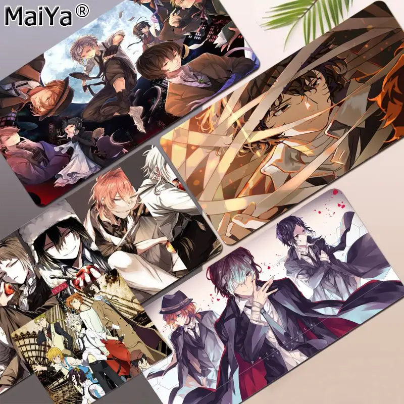 

Bungo Stray Dogs крутые модные геймерские игровые коврики Размер коврика для мыши для настольного коврика для игрового плеера CSGO Настольный ПК ком...