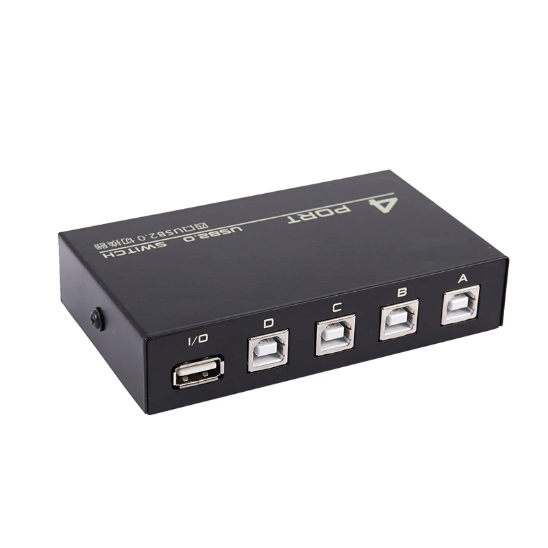 Металлический коммутатор с 4 портами Usb 2 0 | Электроника