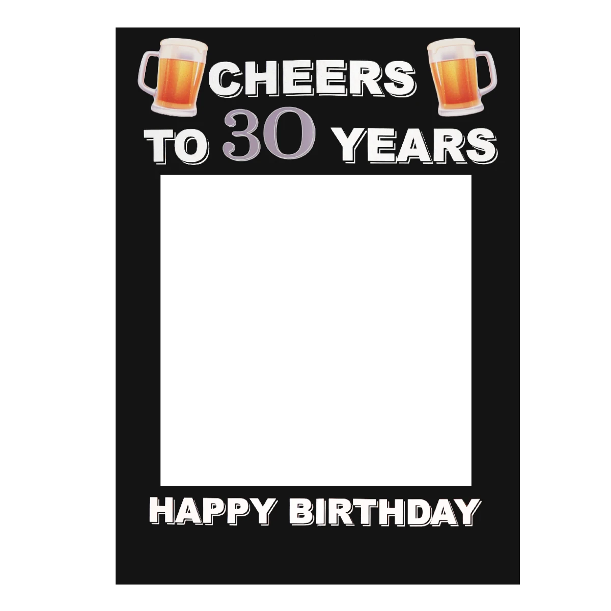 1 шт. реквизит для празднования 30 летия дня рождения бумажная фоторамка торжества