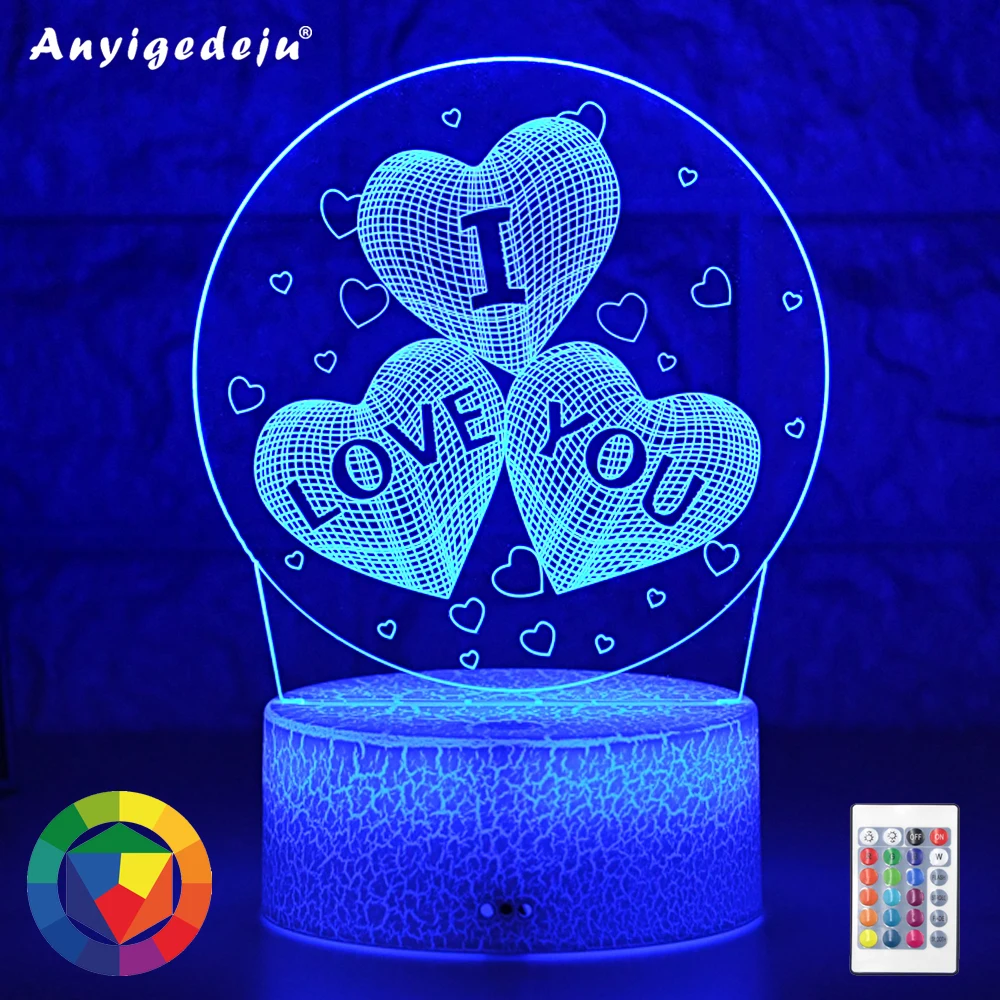 Новейший детский ночник 3D светодиодный Ночной светильник креативный Настольный