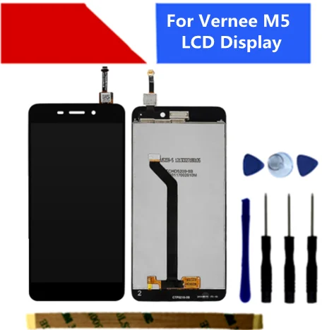 Для Vernee M5 M 5 1280*720 2 дюймов ЖК дисплей в сборе + сенсорный экран дигитайзер