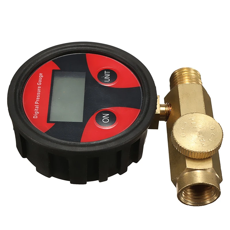 1/4 дюйма 200 Psi регулятор давления воздуха контроль манометра цифровой дисплей