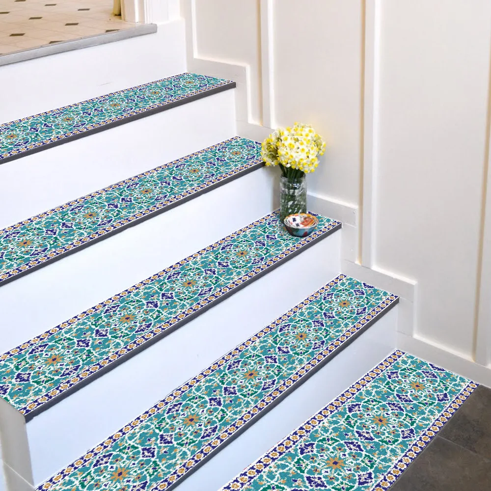 Funlife марокканский стиль лестница ступенька ПВХ креативные лестницы домашний пол