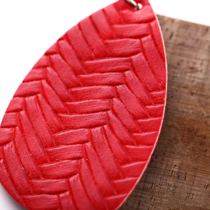 Винтажные капли висячие серьги красные воды для женщин креативный сплав