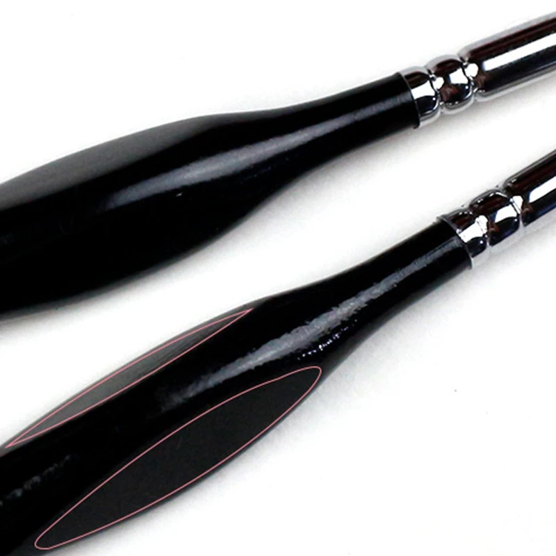 

9PCS Hook Line Pen Watercolor Pen Oil Brush Triple-Cornered Black Rod Art Hand-Painted Stroke Pen