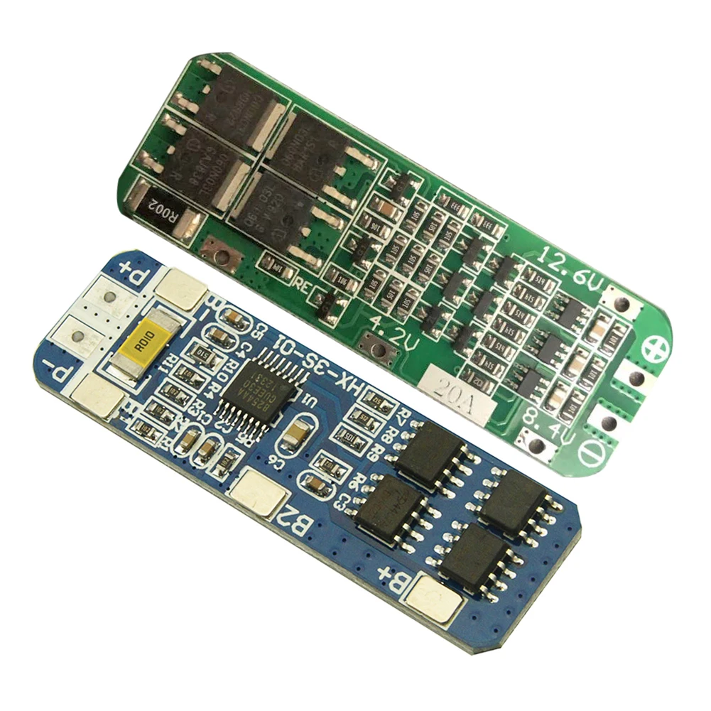 

3S 20A Li-ion Lithium Battery 18650 Charger PCB BMS Protection Board 12.6V Cell 59x20x3.4mm Module Professional For Drill Motor