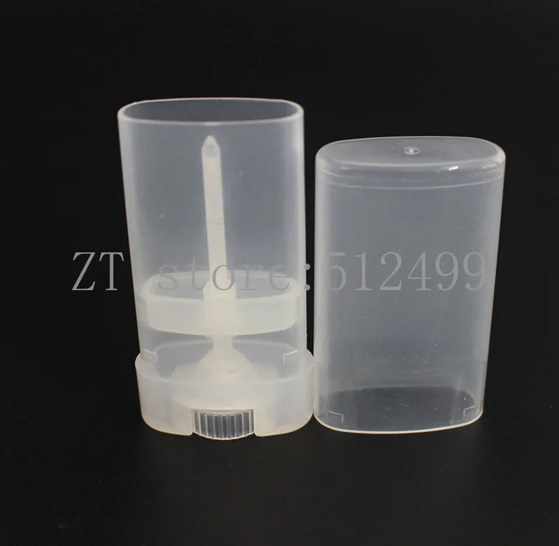 

10/20/50/80pcs Pink Plastic 15g White/Clear Empty Plastic Ellipse Lip Balm Tube PP Chapstick Container Lip Gloss Package Bottle
