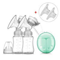 electric breast pump with milk bottle lactation suck usb breast enlargement pump with message heating pads feeding nipples