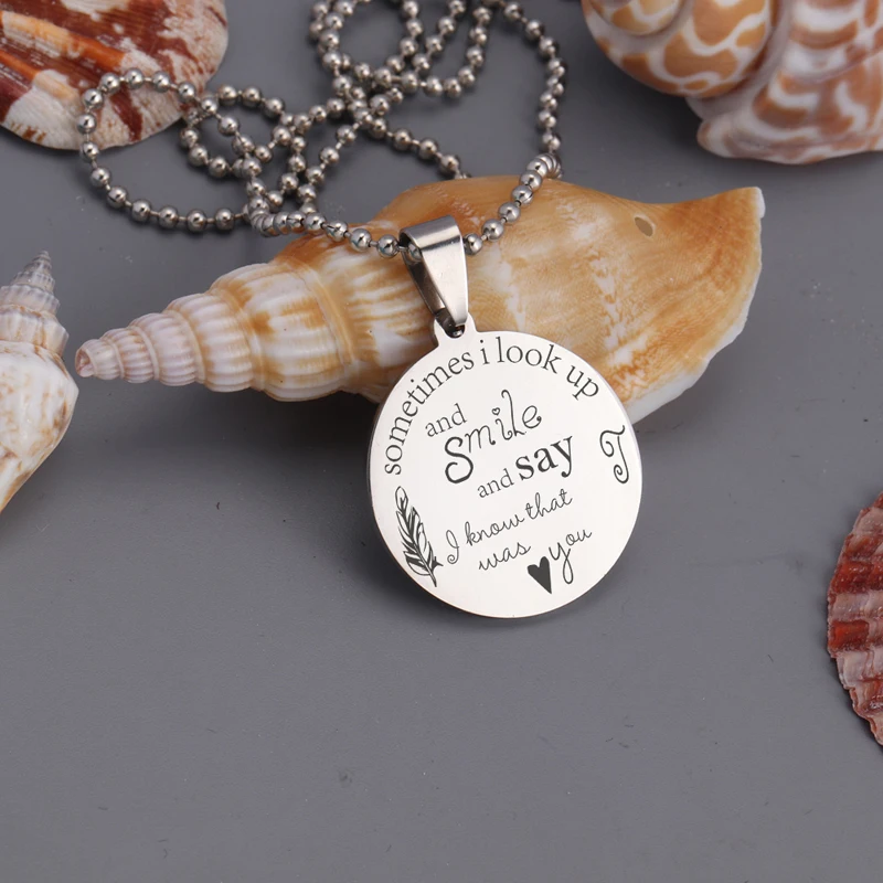 A Piece Of My Heart Lives In Heaven Bead Chain Charm Round Necklace Miscarriage Remembrance Baby Loss Jewelry Memorial Gift | Украшения и