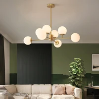 nordic led chandelier modern living room dining kitchen ball ceiling hanging lamp for in the hall loft home decor light fixtures