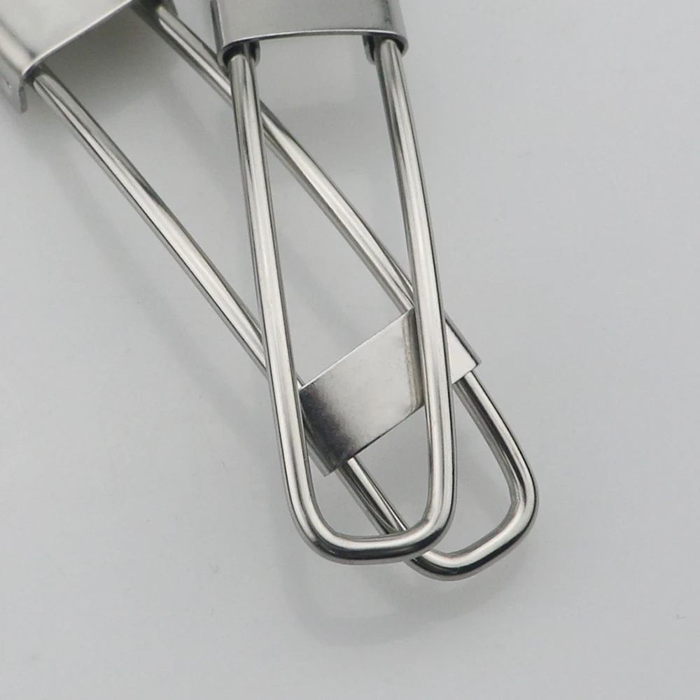 Многоразовые складные столовые приборы набор уличная посуда из нержавеющей