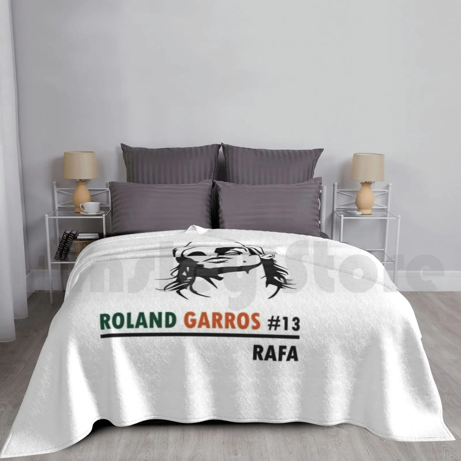 Рафаэль Надаль Roland-Garros #13 модное одеяло на заказ теннис |