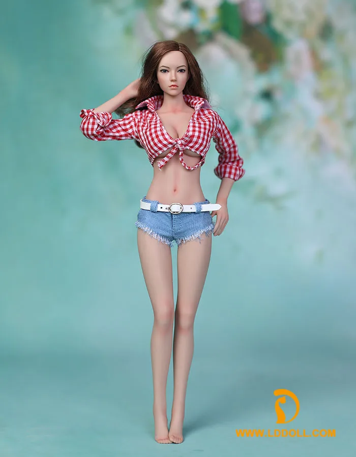 LDDOLL 28 см 1/6 силиконовая Гибкая бесшовная фигура женская большая грудь SDH002 голова