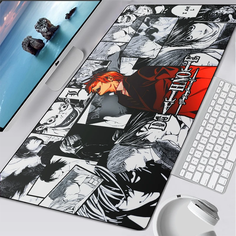 

Death Note Mats Kira Gaming Mouse Pad Carpet Big Keyboard Mousepad Anime Notebook Gamer laptop mousepad Accessories Padmouse Mat