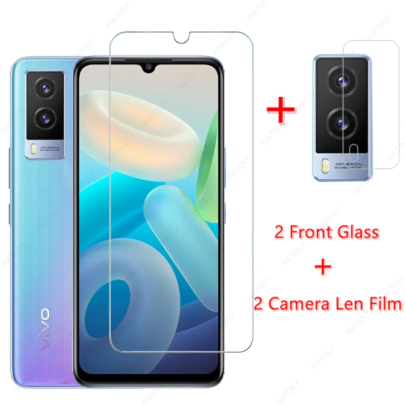 

Tempered Galass for Vivo Y71t Glass for Vivo Y71t 5G Camera Len Film Full Glue Phone Screen Protector For Vivo Y71t Glass Film