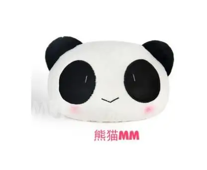 

Автомобильные подушки для шеи, плюшевая Милая подголовник панды для облегчения боли в голове, заполненная волоконная Универсальная автомобильная подушка