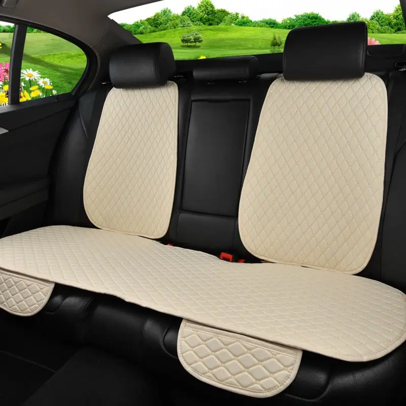 

Flax Car Seat Cover Protector Auto Back Rear Backrest Seat Cushion Car Cloak Cushion Seat Pad Automotive Interior Auto Parts