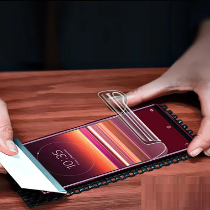 Защита для экрана Sony Xperia L2 L1 C3 C4 C5 Гидрогелевая пленка телефона M4 Aqua M2 M5 T3 T2 Ультра