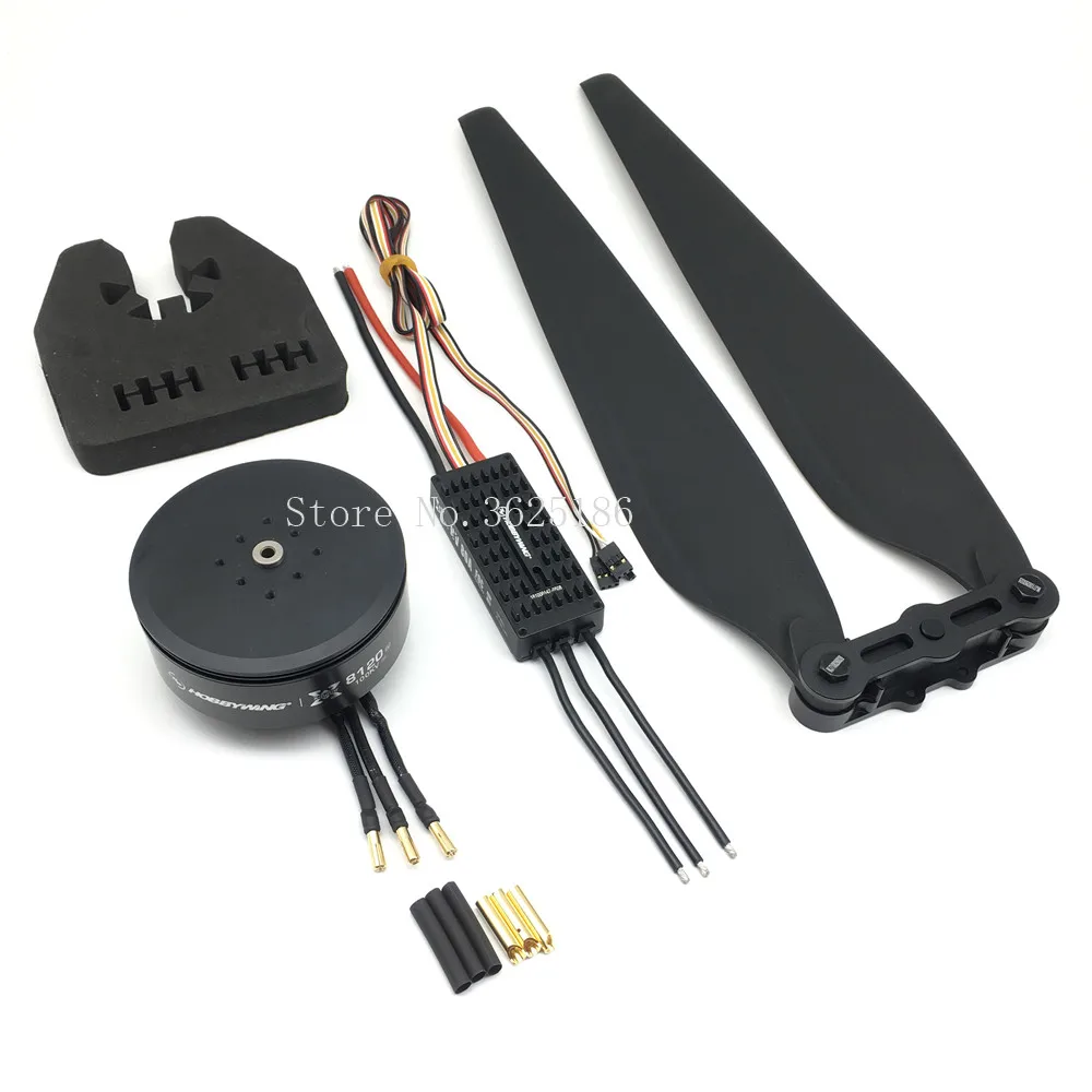 Двигатель Hobbywing XRotor FOC мощность 8120 КВ HV 80A V3 ESC для FPV сельскохозяйственных дронов 1
