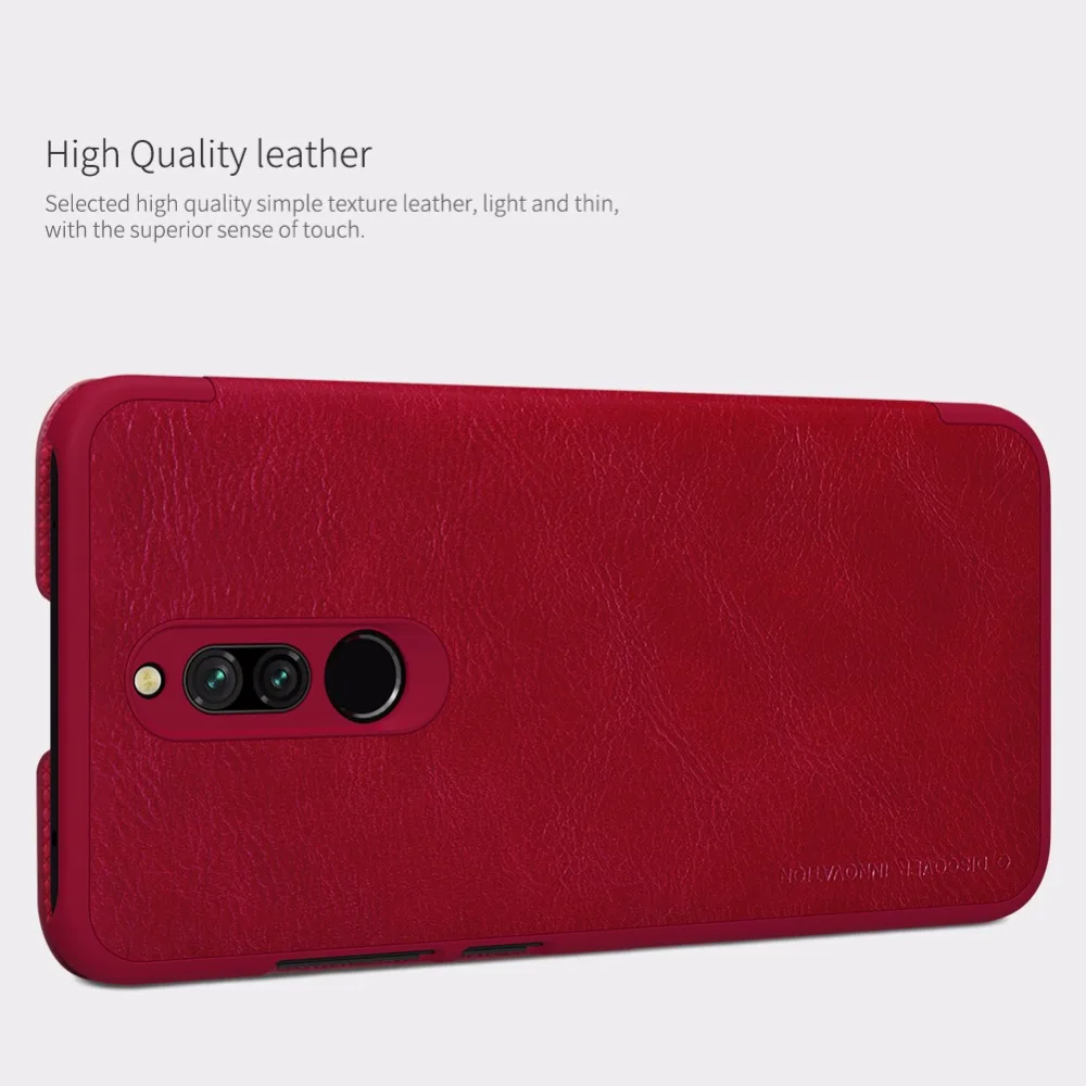 Чехол для xiaomi redmi 8, чехол NILLKIN Qin, винтажный кошелек, флип-чехол, чехол, funda для xiaomi redmi 8, флип-чехол из искусственной кожи чехол