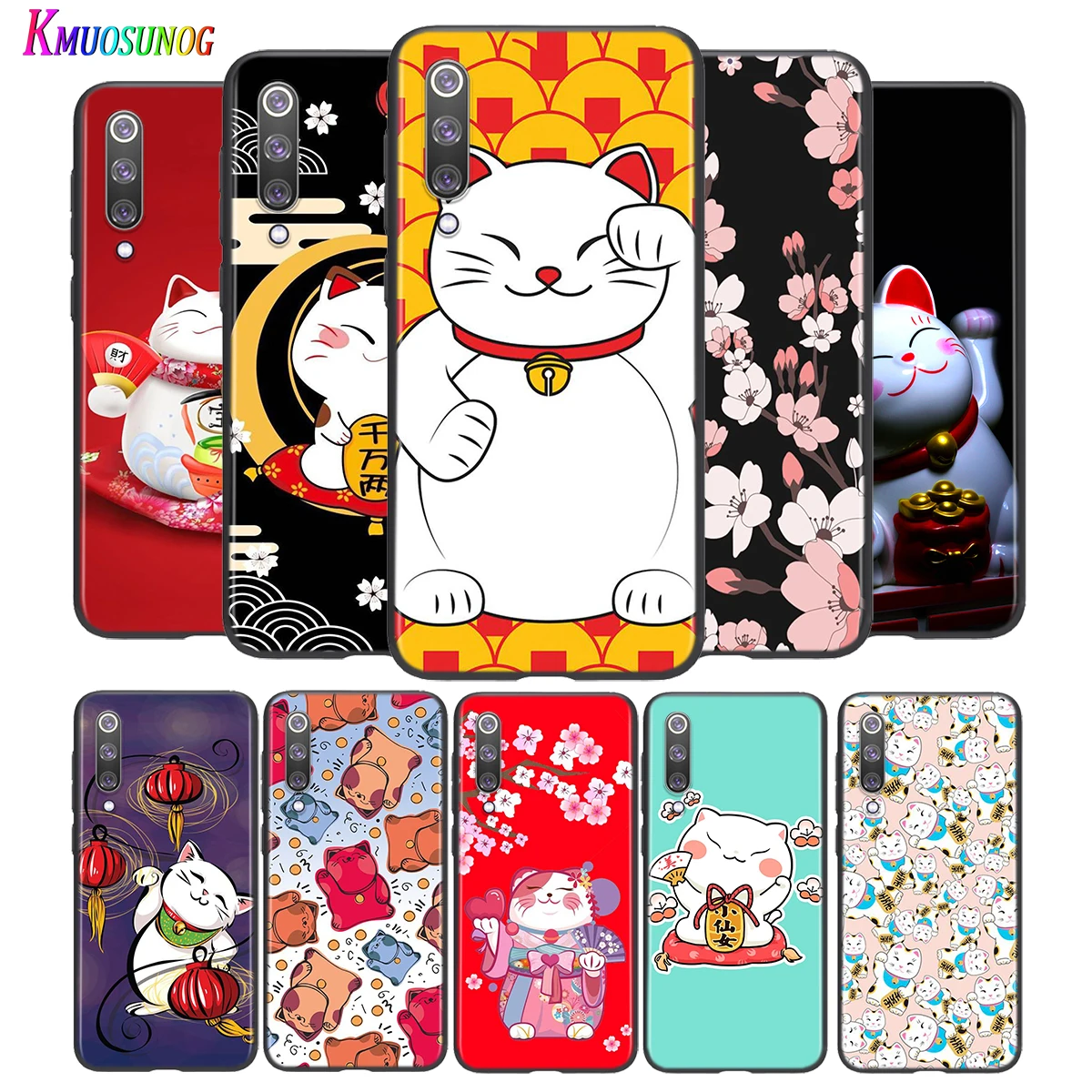 Черный чехол Lucky Cat Cute Joy для Xiaomi Mi 10 Ultra 9T CC9 Poco M2 Pro 9 SE 8 6 5 A3 A2 A1 Lite Note телефона |