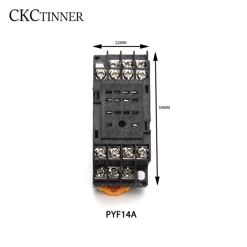 

1 шт. релейная база розетка 8pin 11pin 14pin PYF08A PYF011A PYF014A для маленького промежуточного реле MY2NJ MY3NJ MY4NJ LY2NJ LY3NJ LY4NJ LY4NJ