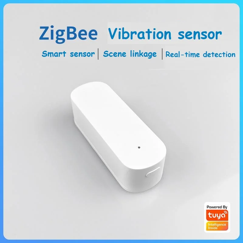 

Смарт-датчик вибрации Zigbee, умный датчик обнаружения, работает с приложением