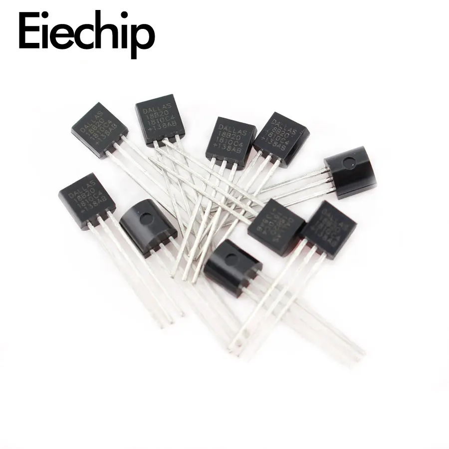 10 шт. DS18B20 TO-92 Температура Сенсор чип 18B20 TO92 для Arduino цифровой термометр DS18B20 зал Сенсор Diy Электронный комплект