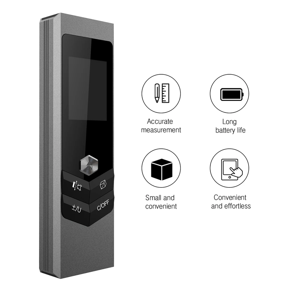 

Portable Rangefinder Distance Meter 40M Handle Measure Distance Meter Digital Rangefinders Angle Measure